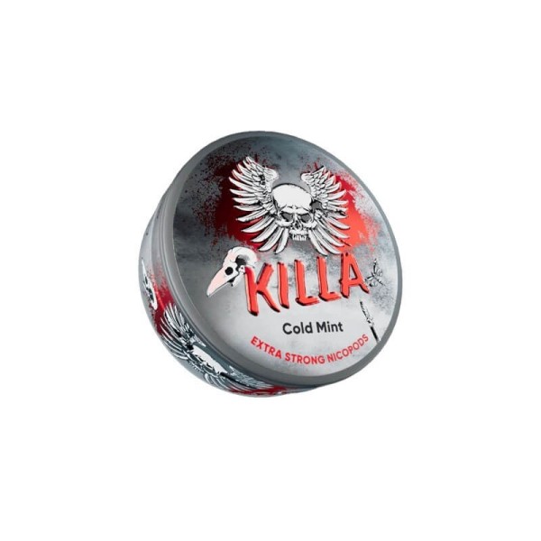 Killa Nicotine Pouches Cold Mint 16mg - Χονδρική